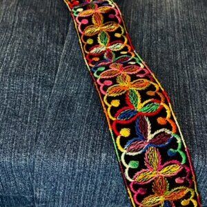 Beautiful Woven Belt with Colorful Design